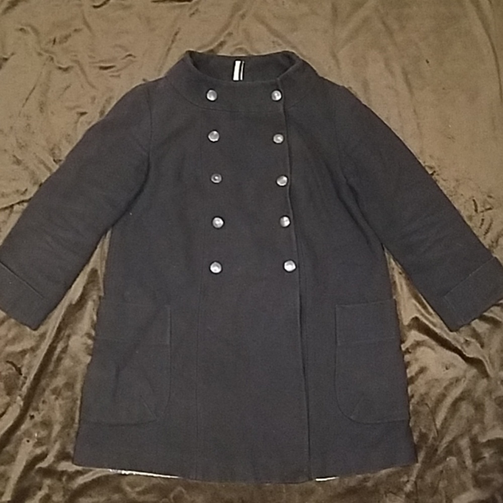 Black wool jacket/cape